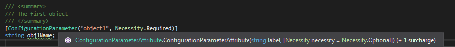 Sensor ConfigurationParameter